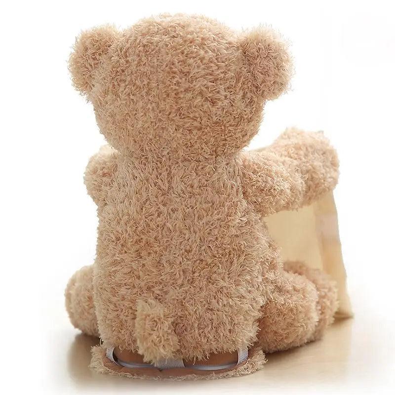 New Elegance 33cm Bear Plush Toys Play  Lovely Stuffed Animals Electric Music Bear Toys For Girls Cute Kids Christmas Birthday Gift Stevvex