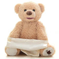 New Elegance 33cm Bear Plush Toys Play  Lovely Stuffed Animals Electric Music Bear Toys For Girls Cute Kids Christmas Birthday Gift Stevvex
