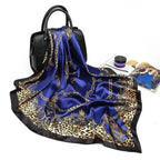 New Elegance Fashionable Scarves for Women Shawl Print Silk Satin Hijab Scarf Female Bandana 90*90cm Luxury Square Shawls Scarfs For Ladies Stevvex
