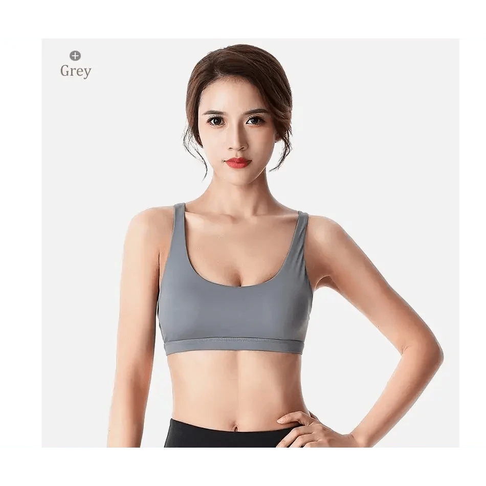 New Elegance Fitness Sports Bra for Women Push Up Wirefree Padded Crisscross Strappy Running Gym Training Workout Yoga Underwear Crop Tops Stevvex