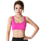 New Elegance Fitness Sports Bra for Women Push Up Wirefree Padded Crisscross Strappy Running Gym Training Workout Yoga Underwear Crop Tops Stevvex