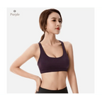 New Elegance Fitness Sports Bra for Women Push Up Wirefree Padded Crisscross Strappy Running Gym Training Workout Yoga Underwear Crop Tops Stevvex