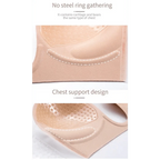 New Elegance Invisible Push Up Bra Strapless Bras Dress Wedding Party Sticky Self-adhesive Silicone Brassiere Breathable Deep U Bra Underwear Stevvex