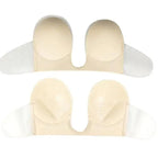 New Elegance Invisible Push Up Bra Strapless Bras Dress Wedding Party Sticky Self-adhesive Silicone Brassiere Breathable Deep U Bra Underwear Stevvex
