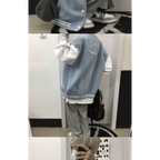 New Elegance Spring Autumn Coat Baseball Bomber Jacket Loose Letter R Men Women Couples Tops Plus Size Jackets Streetwear Stevvex