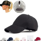 New Elegant Glitter Ponytail Baseball Caps Sequins Shining High Quality Fashionable Cap For Womens Messy Bun Adjustable Snapback Hip Hop Hat Stevvex