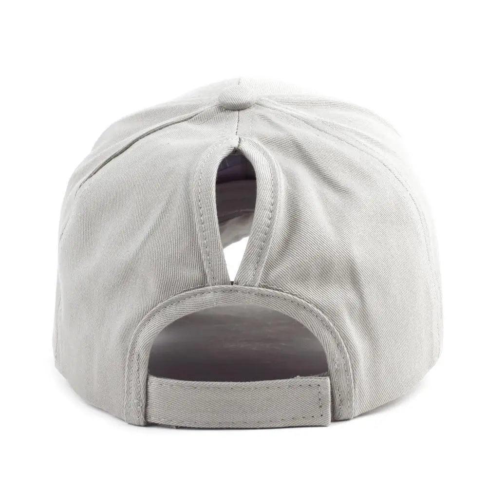 New Elegant Glitter Ponytail Baseball Caps Sequins Shining High Quality Fashionable Cap For Womens Messy Bun Adjustable Snapback Hip Hop Hat Stevvex