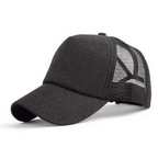 New Elegant Glitter Ponytail Baseball Caps Sequins Shining High Quality Fashionable Cap For Womens Messy Bun Adjustable Snapback Hip Hop Hat Stevvex