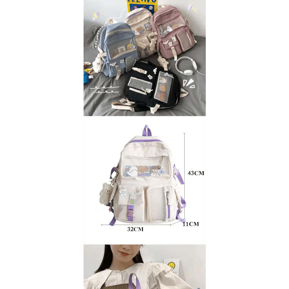 New Elegant Waterproof Backpack For Ladies And Women Cute Student Bookbag/Trevel Bag for Teenager Girls Stevvex