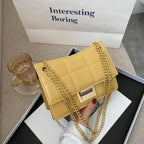 New Fancy Chain Strap Shoulder Bags for Women Summer Fashion Crossbody Bags PU Leather Lady Purses and Handbags Stevvex
