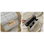 New Fancy Chain Strap Shoulder Bags for Women Summer Fashion Crossbody Bags PU Leather Lady Purses and Handbags Stevvex