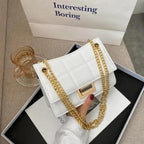 New Fancy Chain Strap Shoulder Bags for Women Summer Fashion Crossbody Bags PU Leather Lady Purses and Handbags Stevvex
