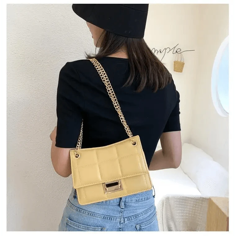 New Fancy Chain Strap Shoulder Bags for Women Summer Fashion Crossbody Bags PU Leather Lady Purses and Handbags Stevvex