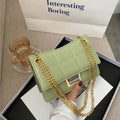 New Fancy Chain Strap Shoulder Bags for Women Summer Fashion Crossbody Bags PU Leather Lady Purses and Handbags Stevvex