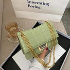 New Fancy Chain Strap Shoulder Bags for Women Summer Fashion Crossbody Bags PU Leather Lady Purses and Handbags Stevvex