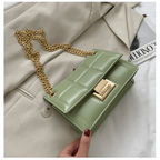 New Fancy Chain Strap Shoulder Bags for Women Summer Fashion Crossbody Bags PU Leather Lady Purses and Handbags Stevvex