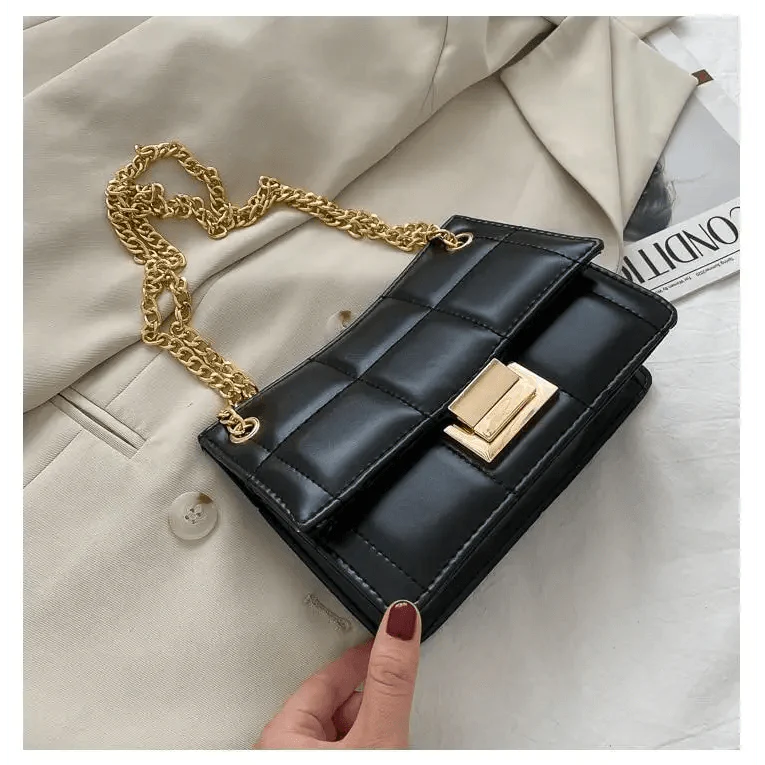 New Fancy Chain Strap Shoulder Bags for Women Summer Fashion Crossbody Bags PU Leather Lady Purses and Handbags Stevvex