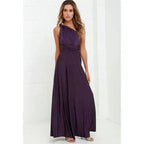 New Fashion Boho Women Multiway Wrap Convertible Maxi Club Red Dress Bandage Long Dress Party Dresses For Women Stevvex