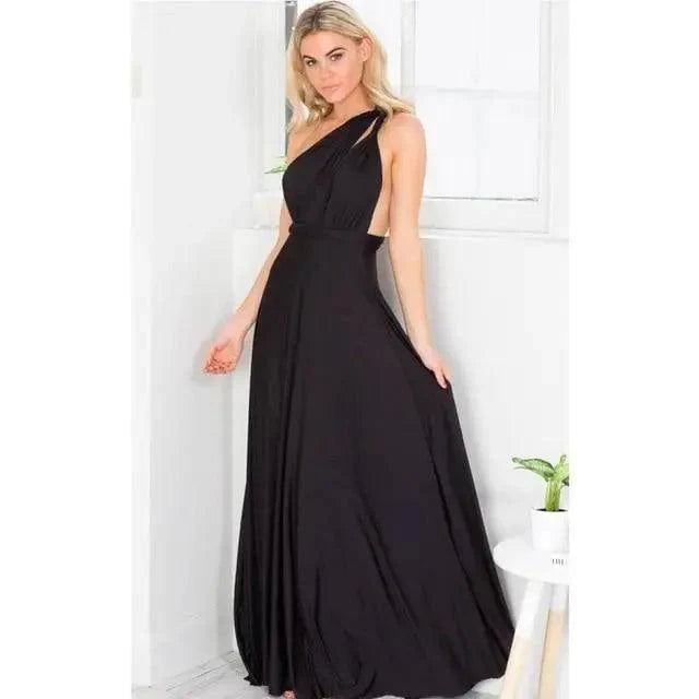New Fashion Boho Women Multiway Wrap Convertible Maxi Club Red Dress Bandage Long Dress Party Dresses For Women Stevvex