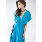 New Fashion Boho Women Multiway Wrap Convertible Maxi Club Red Dress Bandage Long Dress Party Dresses For Women Stevvex