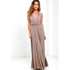 New Fashion Boho Women Multiway Wrap Convertible Maxi Club Red Dress Bandage Long Dress Party Dresses For Women Stevvex