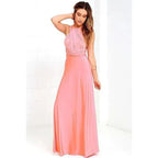 New Fashion Boho Women Multiway Wrap Convertible Maxi Club Red Dress Bandage Long Dress Party Dresses For Women Stevvex