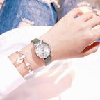 New Fashion Childrens Watch Analog Children Quartz Watch With Bracelet Set Little Cat Watch Kids Children Quartz Electronic Watch Unisex Wrist Leather Strap Watches Stevvex