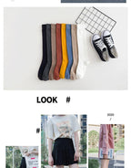 New Fashion Cotton Ladies Knee High Solid Color Socks Student Socks School Party Street Wear Dancing Socks High Quality Cotton Knee High Socks For Women Stevvex