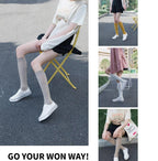New Fashion Cotton Ladies Knee High Solid Color Socks Student Socks School Party Street Wear Dancing Socks High Quality Cotton Knee High Socks For Women Stevvex