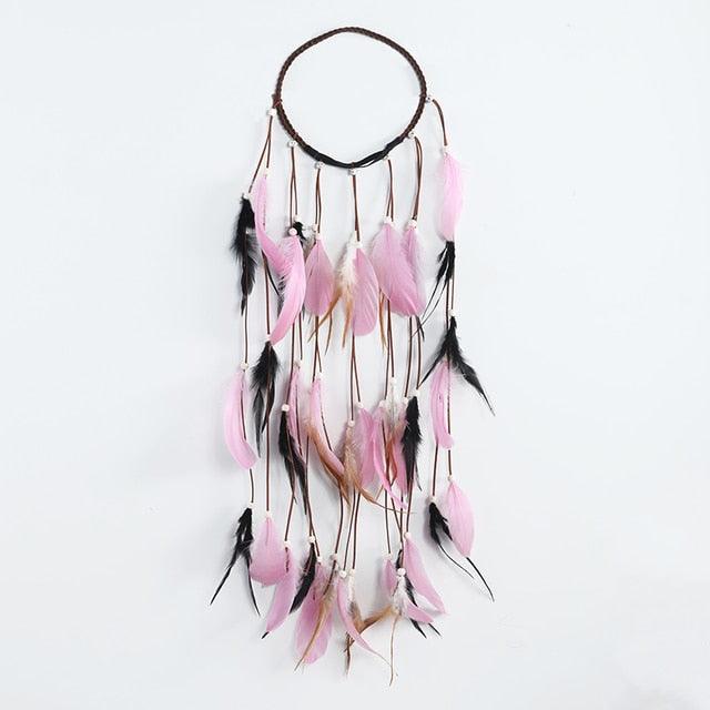 New Fashion Feather Rope Crown Hair Band Boho White Elastic Festival Headband for Women Fashion Female Gorgeous Hair Accessories For Women Stevvex