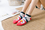 New Fashion Funny Cartoon Egg Socks Cute Girls' Happy Animal Fruit Foods Short Socks Penguin Fried Omelette Strawberry Pineapple Printed Unisex Socks For Men And Women Stevvex