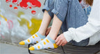 New Fashion Funny Cartoon Egg Socks Cute Girls' Happy Animal Fruit Foods Short Socks Penguin Fried Omelette Strawberry Pineapple Printed Unisex Socks For Men And Women Stevvex