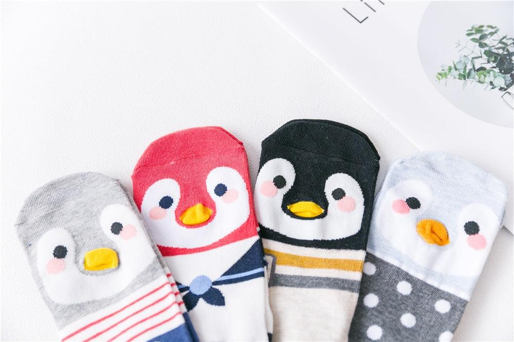 New Fashion Funny Cartoon Egg Socks Cute Girls' Happy Animal Fruit Foods Short Socks Penguin Fried Omelette Strawberry Pineapple Printed Unisex Socks For Men And Women Stevvex