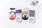 New Fashion Funny Cartoon Egg Socks Cute Girls' Happy Animal Fruit Foods Short Socks Penguin Fried Omelette Strawberry Pineapple Printed Unisex Socks For Men And Women Stevvex