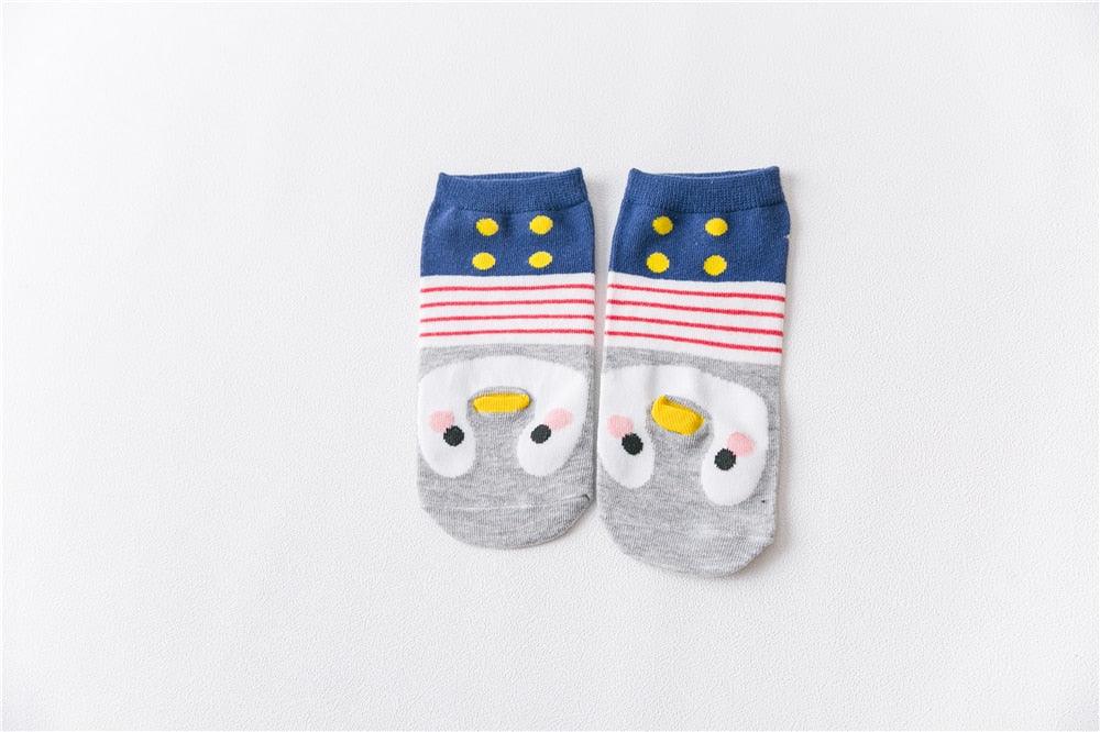 New Fashion Funny Cartoon Egg Socks Cute Girls' Happy Animal Fruit Foods Short Socks Penguin Fried Omelette Strawberry Pineapple Printed Unisex Socks For Men And Women Stevvex