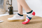 New Fashion Funny Cartoon Egg Socks Cute Girls' Happy Animal Fruit Foods Short Socks Penguin Fried Omelette Strawberry Pineapple Printed Unisex Socks For Men And Women Stevvex