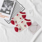 New Fashion Funny Cartoon Egg Socks Cute Girls' Happy Animal Fruit Foods Short Socks Penguin Fried Omelette Strawberry Pineapple Printed Unisex Socks For Men And Women Stevvex