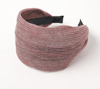 New Fashion Gradient Wide-sided Lace Simple Breathable Toothed Non-slip Headband for Women Girl Hair Accessories Headwear Gorgeous Hair Accessories For Women