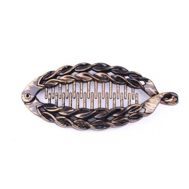 New Fashion Hair Clips Women Banana Barrettes Plastic Color Rhinestone Hair Claws Pins Clamps for Girls Ponytail Mohawk Bun Maker Accessories For Curly Hair Women Stevvex