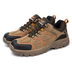 New Fashion Hiking Shoes Men Spring Mountain Climbing Shoes Outdoor Sport Shoes Leather Waterproof Lightweight Outdoor Mountain Sport Shoe Stevvex