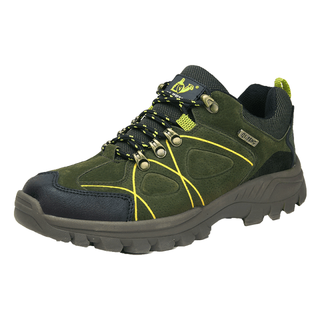 New Fashion Hiking Shoes Men Spring Mountain Climbing Shoes Outdoor Sport Shoes Leather Waterproof Lightweight Outdoor Mountain Sport Shoe Stevvex