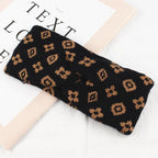 New Fashion Luxury Brand Women Hairband Warm Casual Woolen Knitted Girl Headband Big Bow Knot Turban Autumn Gorgeous Hair Accessories For Women Stevvex
