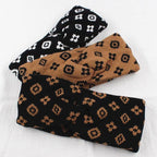 New Fashion Luxury Brand Women Hairband Warm Casual Woolen Knitted Girl Headband Big Bow Knot Turban Autumn Gorgeous Hair Accessories For Women Stevvex