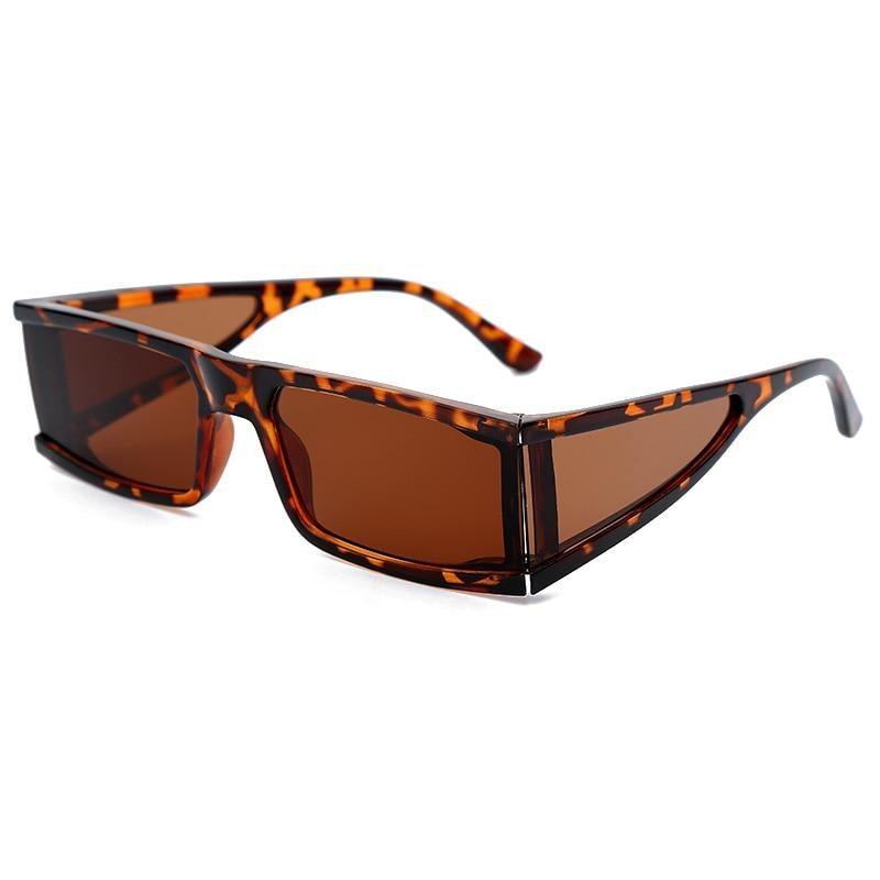 New Fashion Rectangle Small Sunglasses For Women Luxury Style Mirror Black Clear Lens Retro Colourful Lens Frames Elegant Summer Design Stevvex