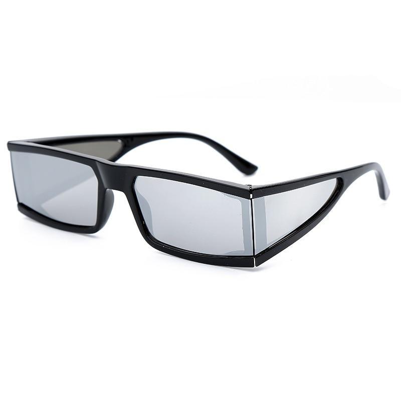 New Fashion Rectangle Small Sunglasses For Women Luxury Style Mirror Black Clear Lens Retro Colourful Lens Frames Elegant Summer Design Stevvex