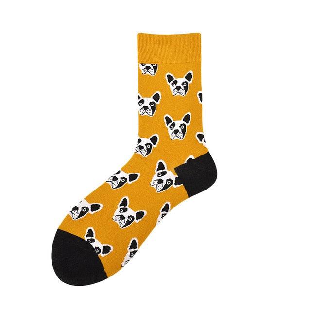 New Fashion Socks Shark Dinosaur Tiger Bear Dog Pattern Long Tube Happy Novelty Skateboarding Cycling Leisure Fun Unisex Crew Socks For Men And Women Stevvex