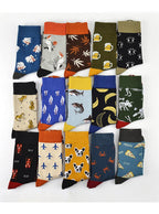 New Fashion Socks Shark Dinosaur Tiger Bear Dog Pattern Long Tube Happy Novelty Skateboarding Cycling Leisure Fun Unisex Crew Socks For Men And Women Stevvex