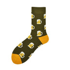 New Fashion Socks Shark Dinosaur Tiger Bear Dog Pattern Long Tube Happy Novelty Skateboarding Cycling Leisure Fun Unisex Crew Socks For Men And Women Stevvex