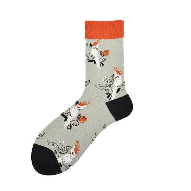 New Fashion Socks Shark Dinosaur Tiger Bear Dog Pattern Long Tube Happy Novelty Skateboarding Cycling Leisure Fun Unisex Crew Socks For Men And Women Stevvex