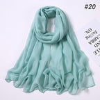 New Fashion Soft Cotton Elegant Viscose Scarf Ladies Scarf Shawls Lightweight Elegant Wraps  Muslim Hijab scarf scarves For Women